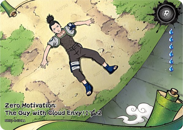 Zero Motivation: The Guy with Cloud Envy! 1/2 NRI01-R-034L1 card from Earth Scroll Series 1