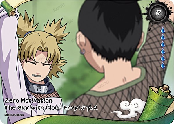 Zero Motivation: The Guy with Cloud Envy! 2/2 NRI01-R-035L1 card from Earth Scroll Series 1