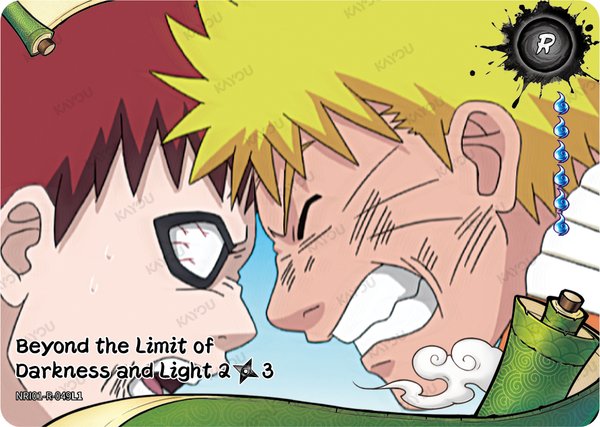 Beyond the Limit of Darkness and Light 2/3 NRI01-R-049L1 card from Earth Scroll Series 1