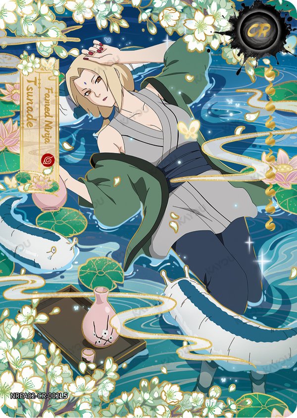 Tsunade NREA02-CR-002L5 card from Earth Scroll Series 2