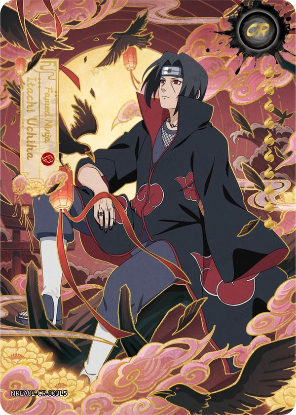 Itachi Uchiha NREA02-CR-003L5 card from Earth Scroll Series 2