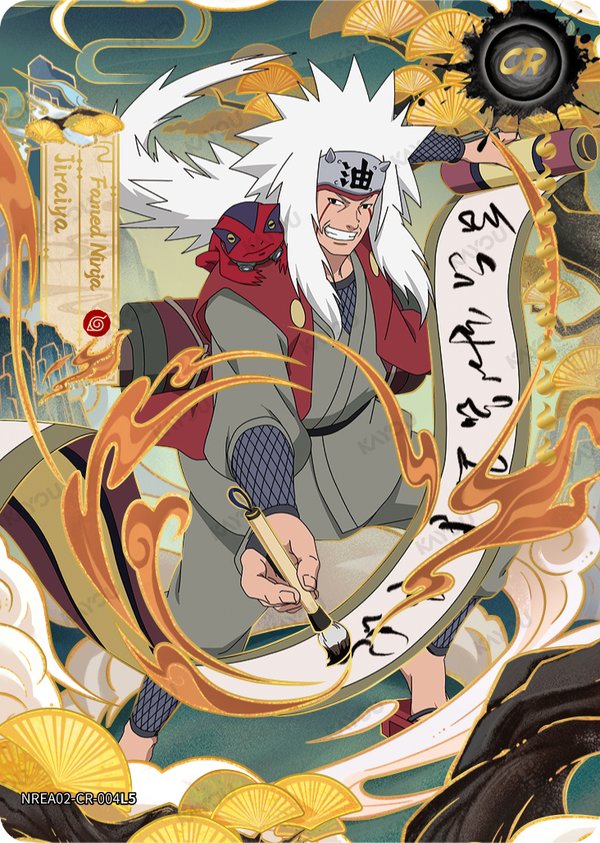 Jiraiya NREA02-CR-004L5 card from Earth Scroll Series 2