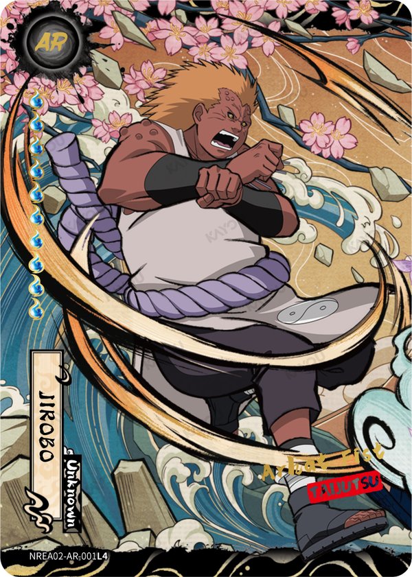Jirobo NREA02-AR-001L4 card from Earth Scroll Series 2