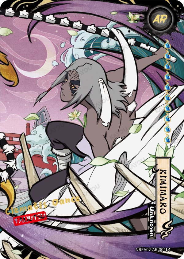 Kimimaro NREA02-AR-004L4 card from Earth Scroll Series 2