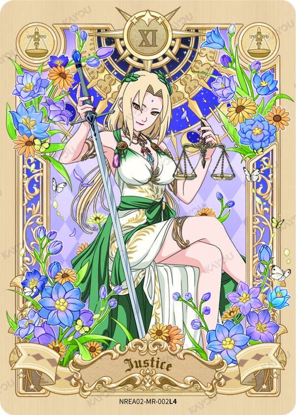 Tsunade NREA02-MR-002L4 card from Earth Scroll Series 2