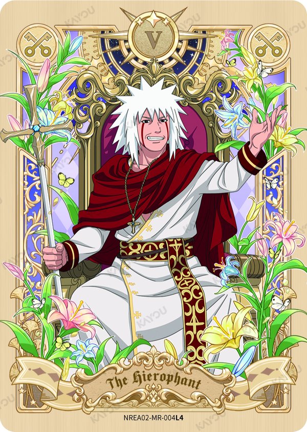 Jiraiya NREA02-MR-004L4 card from Earth Scroll Series 2