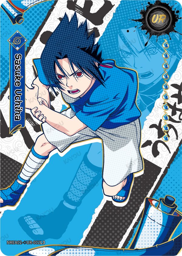 Sasuke Uchiha NREA02-◇UR-002L3 card from Earth Scroll Series 2