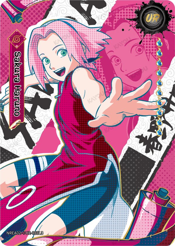 Sakura Haruno NREA02-◇UR-003L3 card from Earth Scroll Series 2