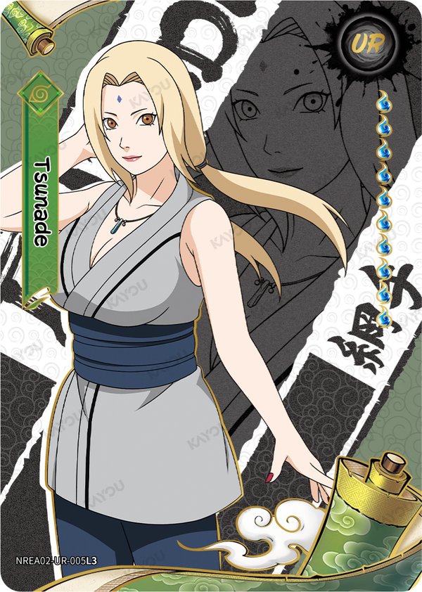 Tsunade NREA02-UR-005L3 card from Earth Scroll Series 2