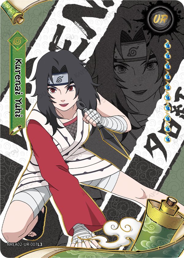 Kurenai Yuhi NREA02-UR-007L3 card from Earth Scroll Series 2