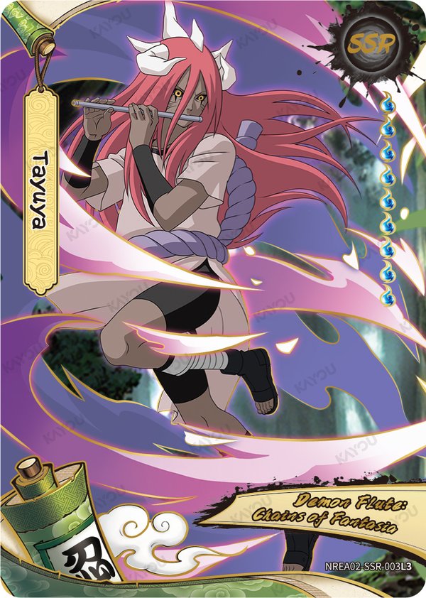Tayuya NREA02-SSR-003L3 card from Earth Scroll Series 2