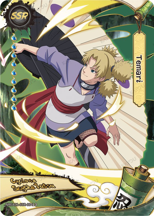 Temari NREA02-SSR-004L3 card from Earth Scroll Series 2