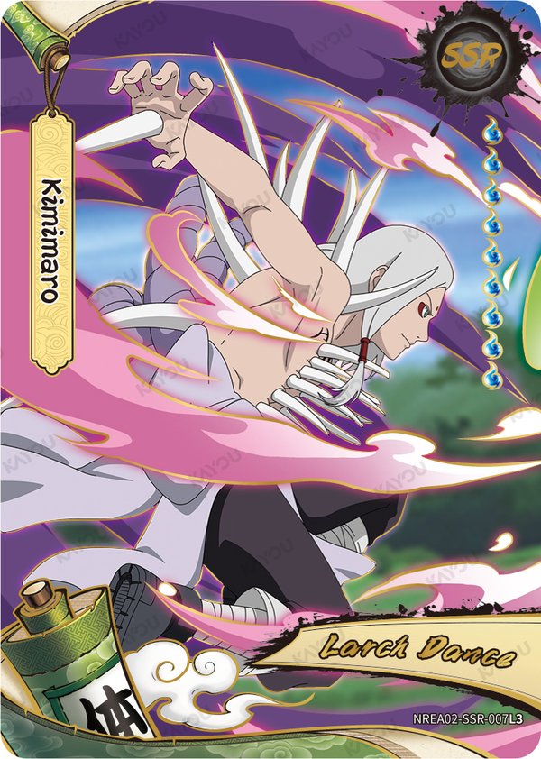 Kimimaro NREA02-SSR-007L3 card from Earth Scroll Series 2