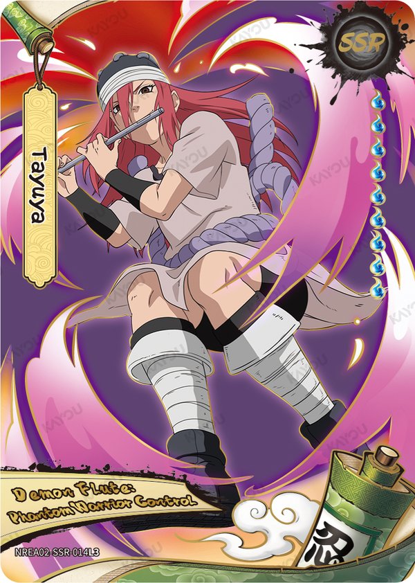Tayuya NREA02-SSR-014L3 card from Earth Scroll Series 2