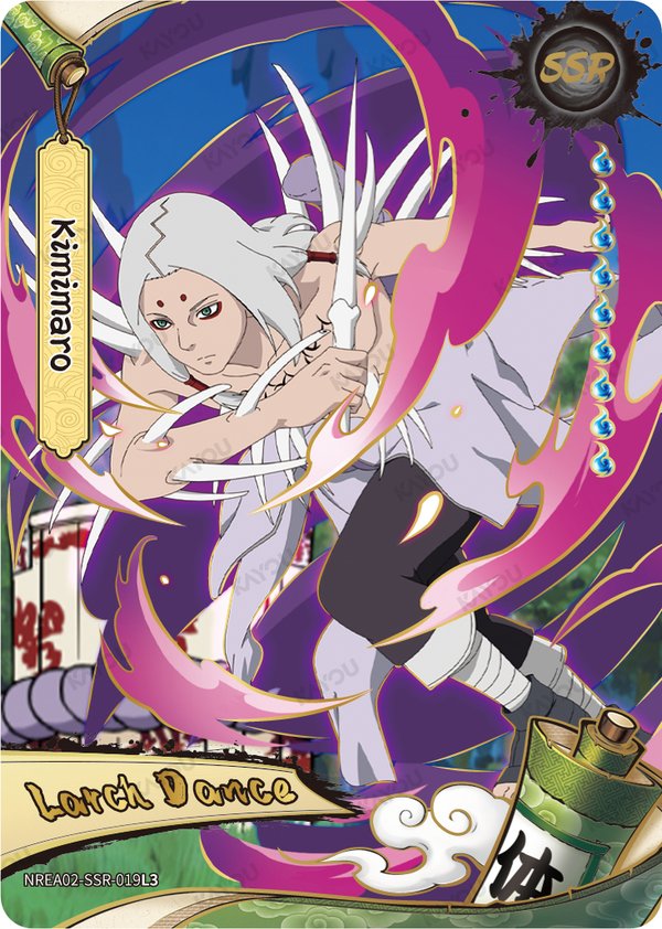 Kimimaro NREA02-SSR-019L3 card from Earth Scroll Series 2