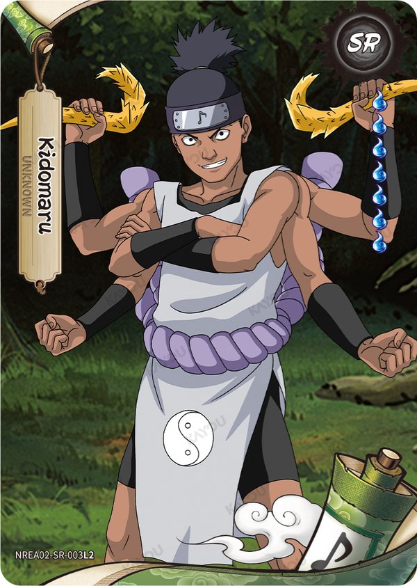 Kidomaru NREA02-SR-003L2 card from Earth Scroll Series 2
