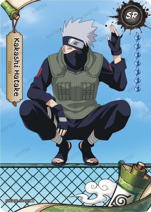 Kakashi Hatake NREA02-SR-005L2 card from Earth Scroll Series 2