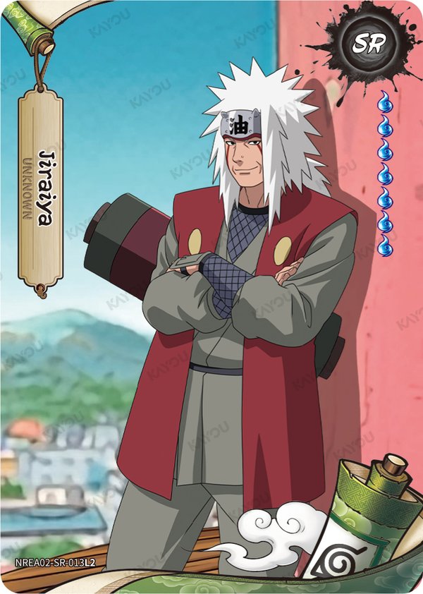 Jiraiya NREA02-SR-013L2 card from Earth Scroll Series 2