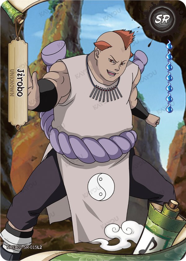 Jirobo NREA02-SR-015L2 card from Earth Scroll Series 2