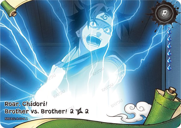 Roar, Chidori! Brother vs. Brother! 2/2 NREA02-R-004L1 card from Earth Scroll Series 2