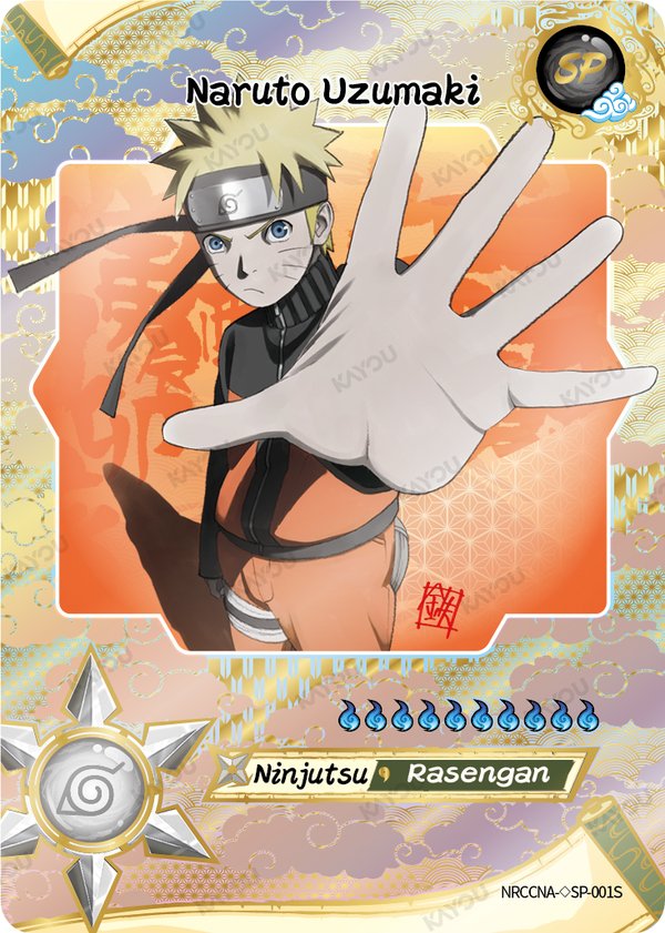 Naruto Uzumaki NRCCNA-◇SP-001S card from Ninja Age Premium Collector Box