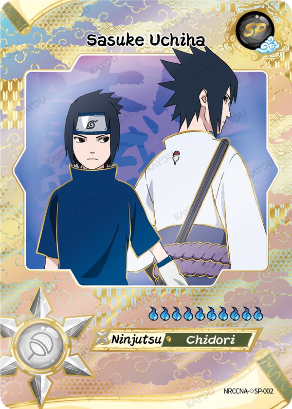 Sasuke Uchiha NRCCNA-◇SP-002 card from Ninja Age Premium Collector Box