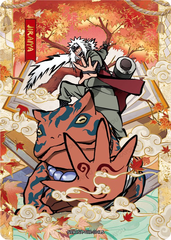 Jiraiya NRCCNA-◇XR-004 card from Ninja Age Premium Collector Box