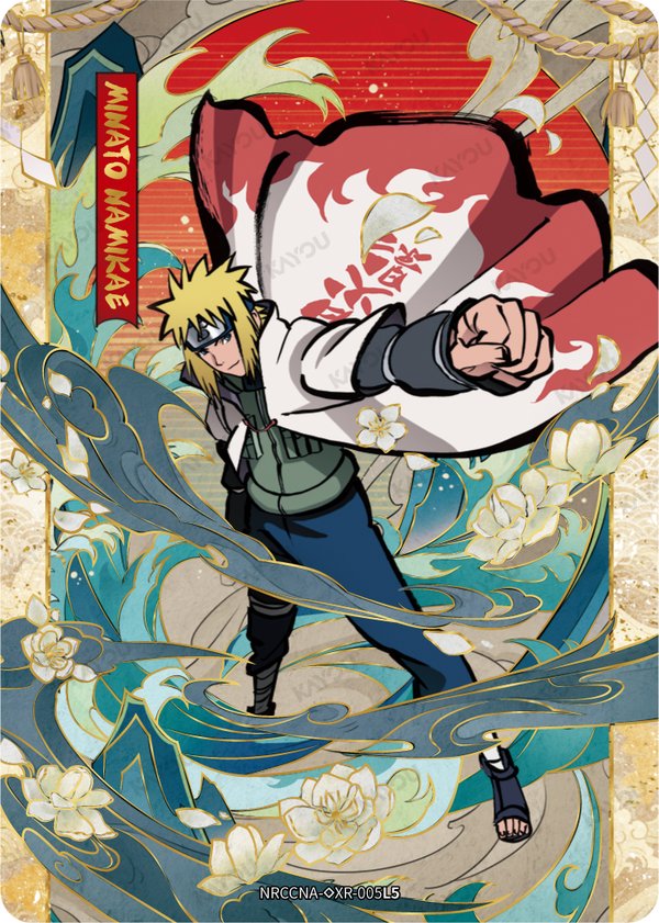 Minato Namikaze NRCCNA-◇XR-005 card from Ninja Age Premium Collector Box