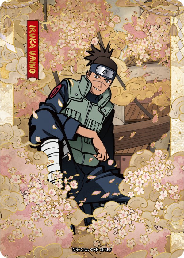 Iruka Umino NRCCNA-◇XR-006 card from Ninja Age Premium Collector Box