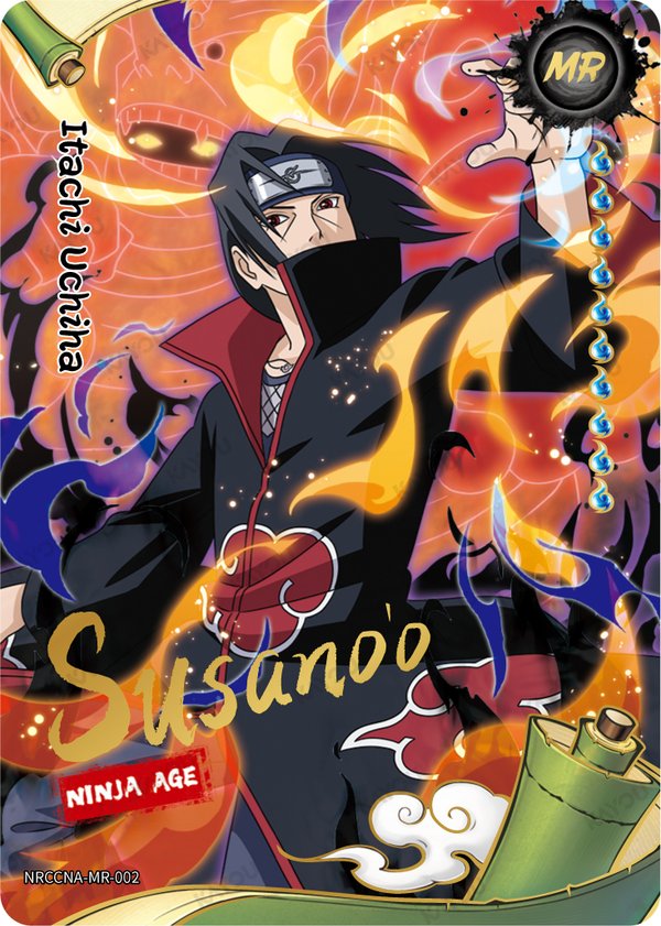 Ninja Itachi Uchiha NRCCNA-MR-002 card from Ninja Age Premium Collector Box