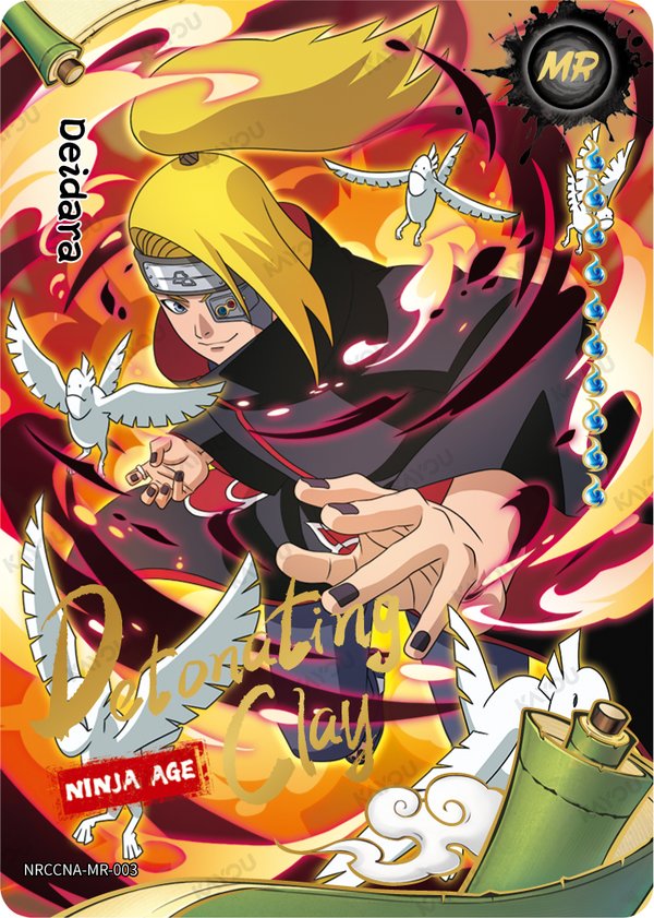 Ninja Deidara NRCCNA-MR-003 card from Ninja Age Premium Collector Box