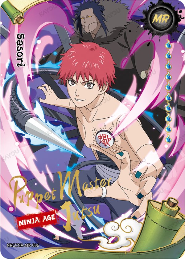 Ninja Sasori NRCCNA-MR-006 card from Ninja Age Premium Collector Box