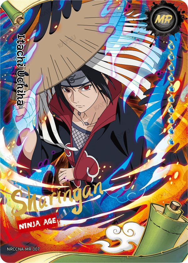 Ninja Itachi Uchiha NRCCNA-MR-007 card from Ninja Age Premium Collector Box