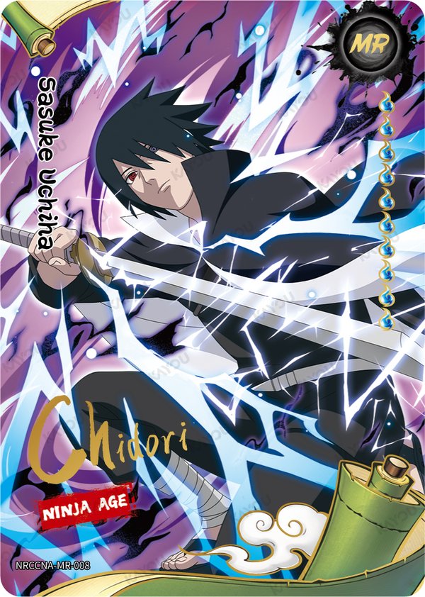 Ninja Sasuke Uchiha NRCCNA-MR-008 card from Ninja Age Premium Collector Box
