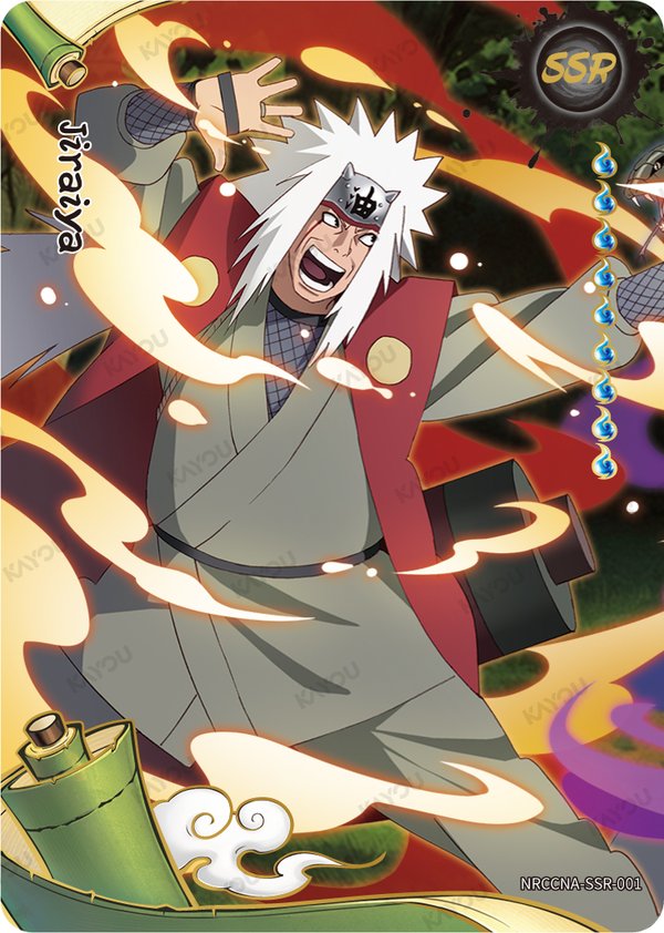 Jiraiya NRCCNA-SSR-001 card from Ninja Age Premium Collector Box