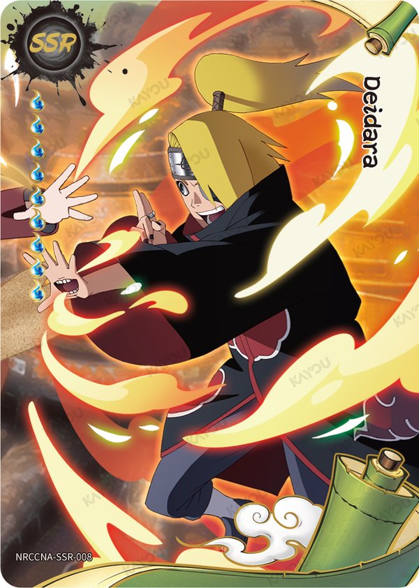 Deidara NRCCNA-SSR-008 card from Ninja Age Premium Collector Box