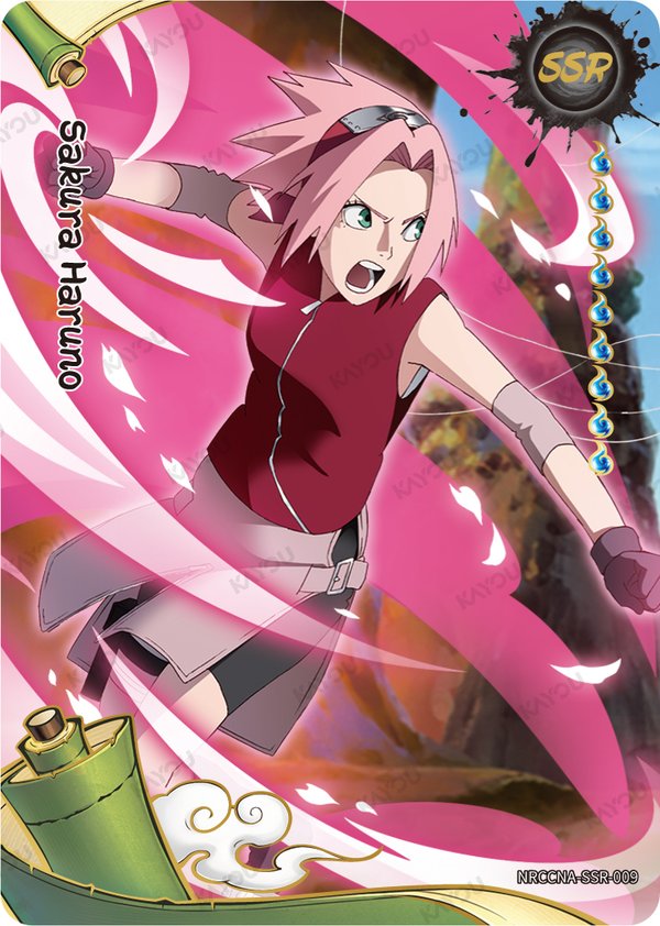 Sakura Haruno NRCCNA-SSR-009 card from Ninja Age Premium Collector Box