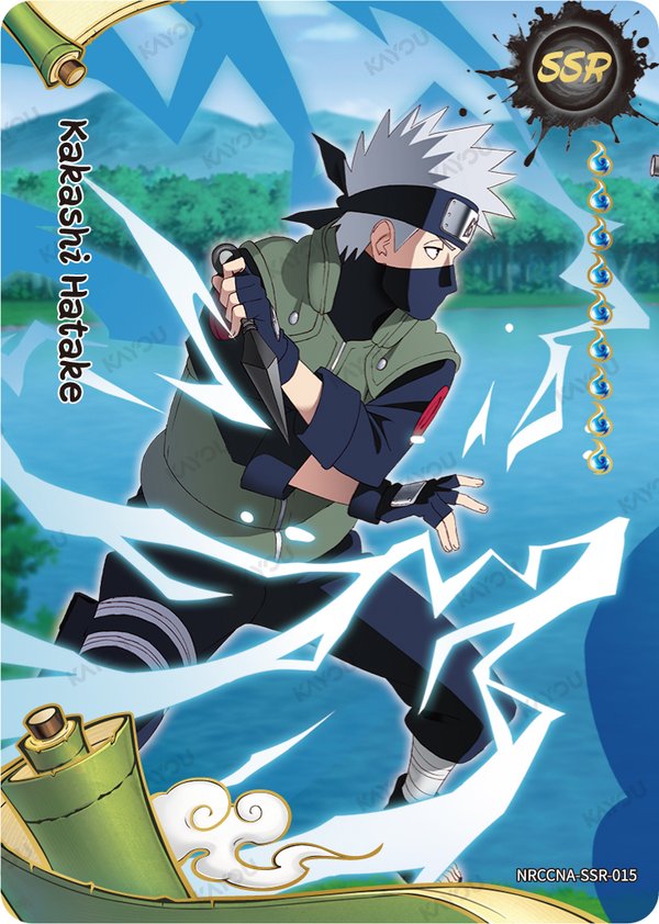 Kakashi Hatake NRCCNA-SSR-015 card from Ninja Age Premium Collector Box