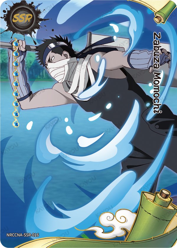 Zabuza Momochi NRCCNA-SSR-016 card from Ninja Age Premium Collector Box
