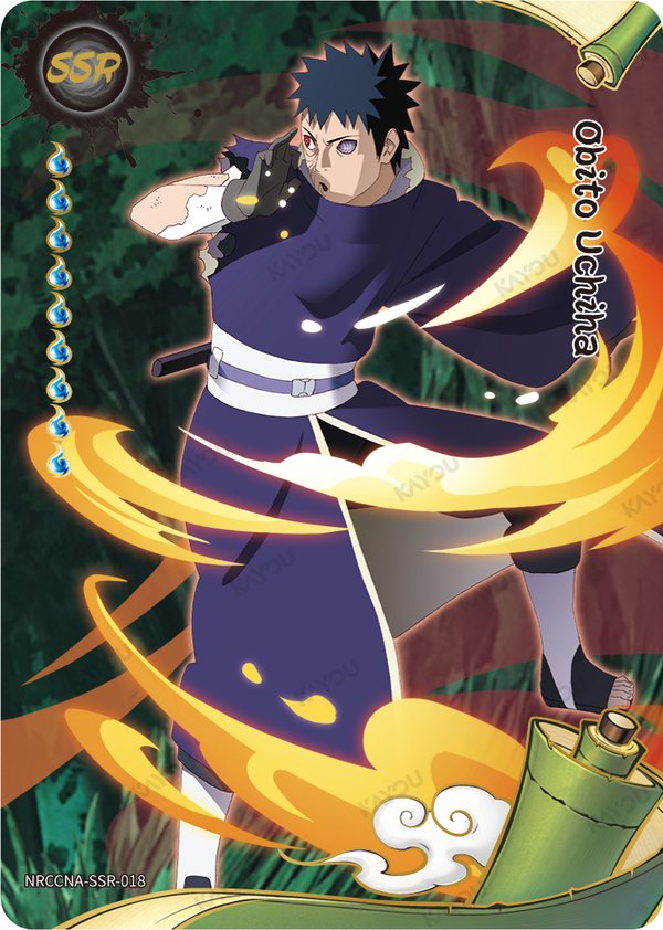 Obito Uchiha NRCCNA-SSR-018 card from Ninja Age Premium Collector Box