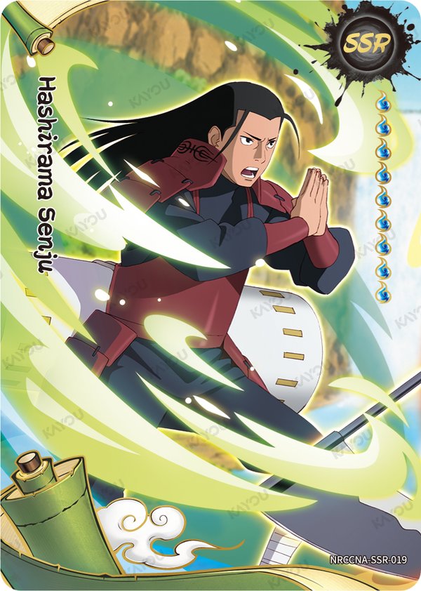 Hashirama Senju NRCCNA-SSR-019 card from Ninja Age Premium Collector Box