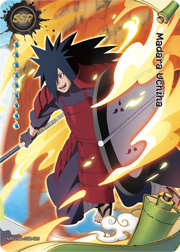 Madara Uchiha NRCCNA-SSR-020 card from Ninja Age Premium Collector Box