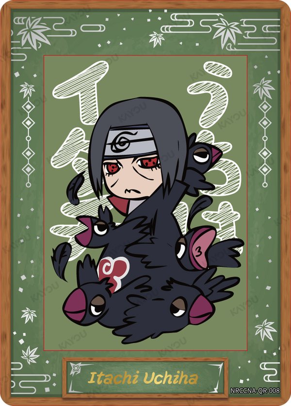 Itachi Uchiha NRCCNA-QR-008 card from Ninja Age Premium Collector Box
