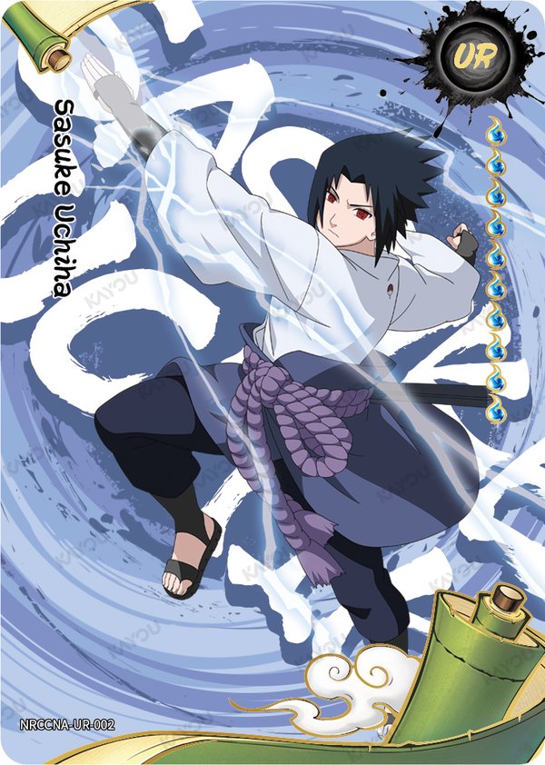 Sasuke Uchiha NRCCNA-UR-002 card from Ninja Age Premium Collector Box