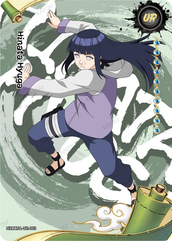 Hinata Hyuga NRCCNA-UR-003 card from Ninja Age Premium Collector Box