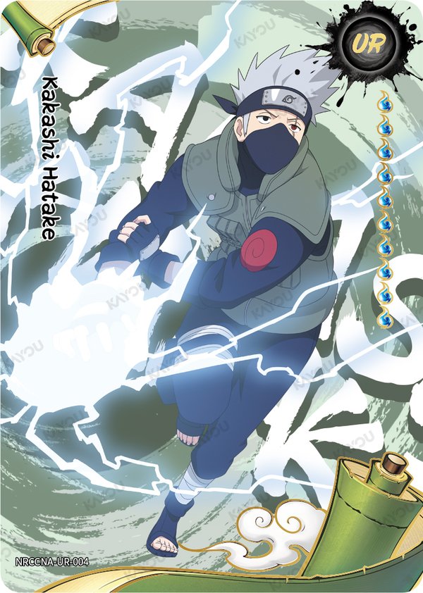 Kakashi Hatake NRCCNA-UR-004 card from Ninja Age Premium Collector Box