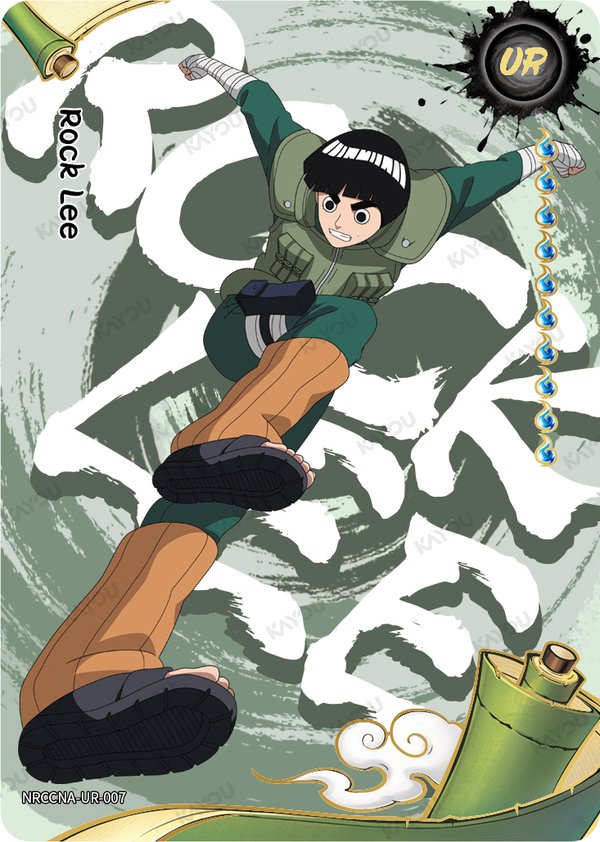 Rock Lee NRCCNA-UR-007 card from Ninja Age Premium Collector Box