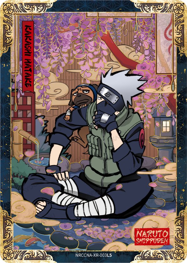 Kakashi Hatake NRCCNA-XR-003L5 card from Ninja Age Premium Collector Box