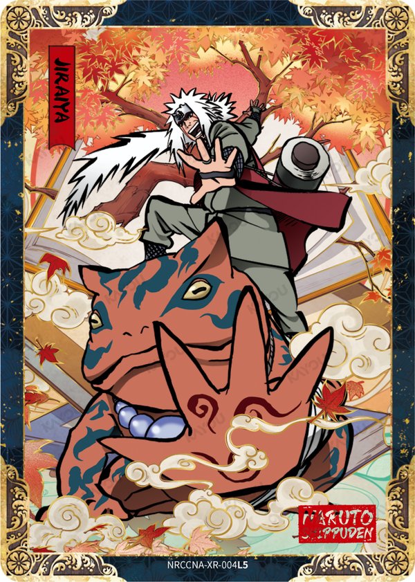 Jiraiya NRCCNA-XR-004L5 card from Ninja Age Premium Collector Box