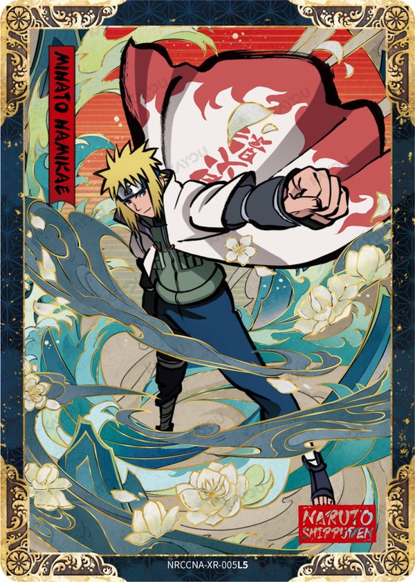 Minato Namikaze NRCCNA-XR-005L5 card from Ninja Age Premium Collector Box